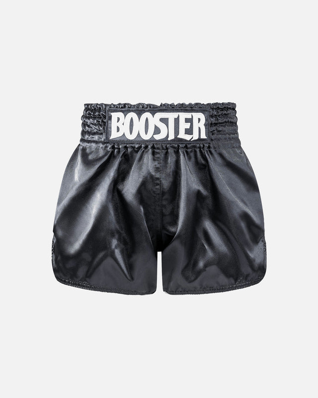 Booster Muay-Thai-Shorts Plain V2 – Schwarz