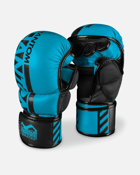 Phantom Athletics APEX MMA Gloves – Neon Blue