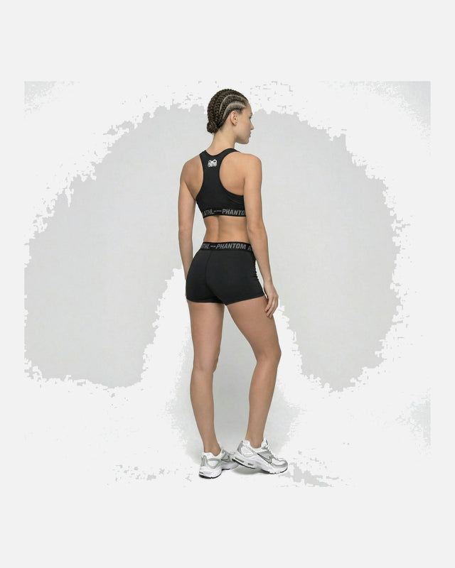 Pantaloni scurți de compresie Phantom Athletics Eclipse – Negru