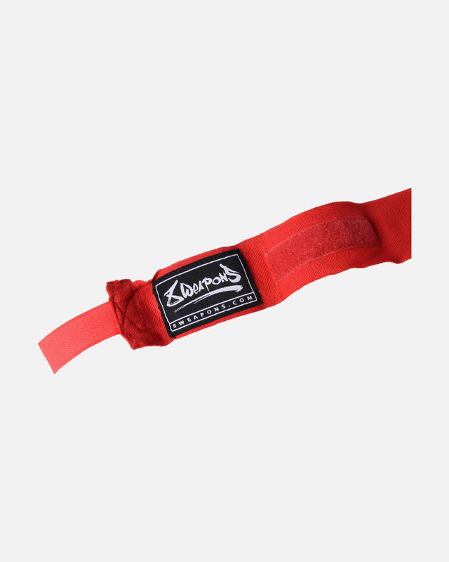 8 WEAPONS Bandages Hand Wraps, semi-elastic, - Rood