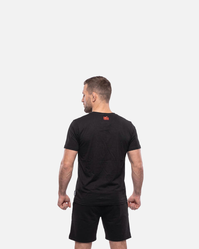 Camiseta Phantom Athletics Germany Never Back Down – Negro/Rojo