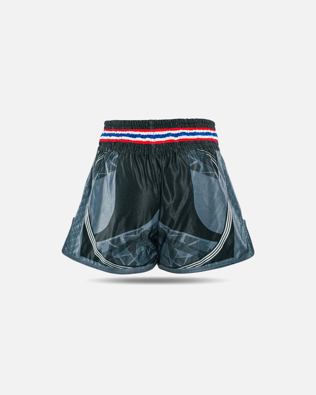King Pro Boxing Pantaloncini Muay Thai Flag – Nero