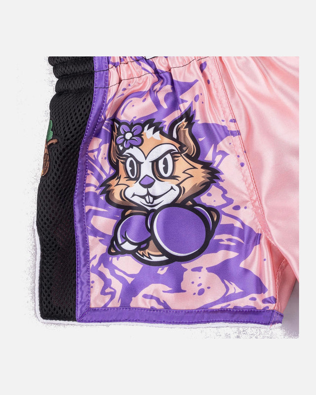 8 WEAPONS Muay-Thai-Shorts Jenny – Roze