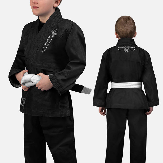 Hayabusa BJJ-gi Essential til børn - Sort