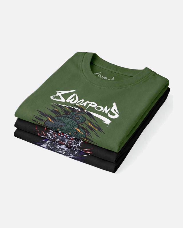 Tricou 8 WEAPONS Beastial Viper – Kaki