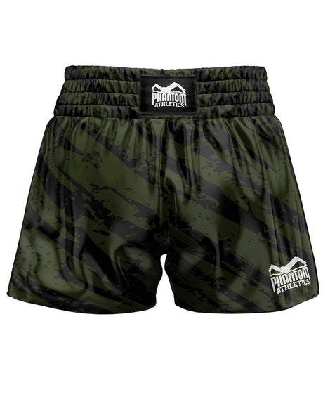 Phantom Athletics Muay-Thai-Shorts Tiger Camo – Armeegrün