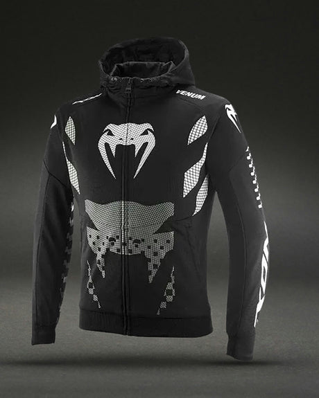 Venum x Ixon Touch-R Motorjacke – Schwarz/Weiß