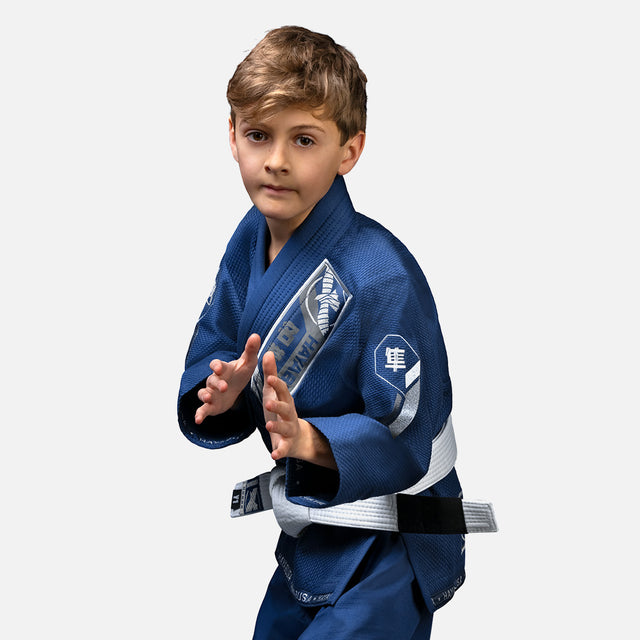 Hayabusa BJJ-gi Ascend Barn - Marinblå