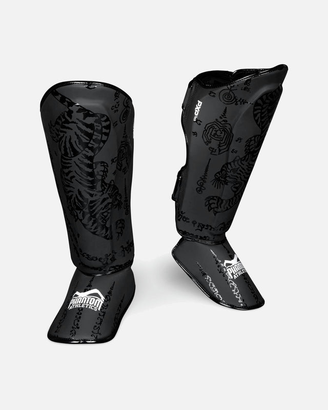 Paratibie Phantom Athletics Muay Thai – Nero/Argento