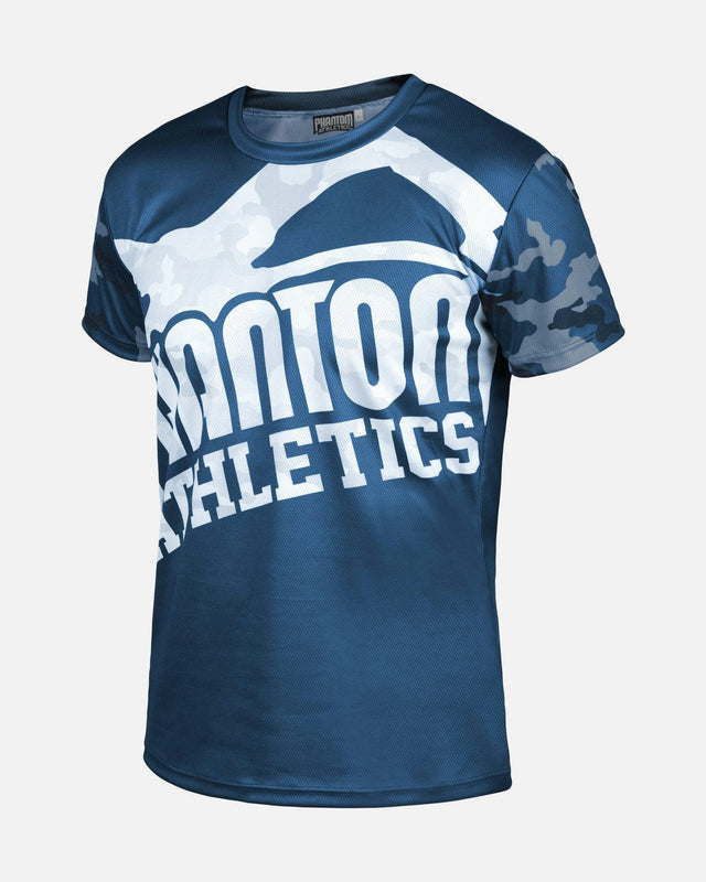 Phantom Athletics EVO Warfare Training T-shirt – Navy Blue Camo