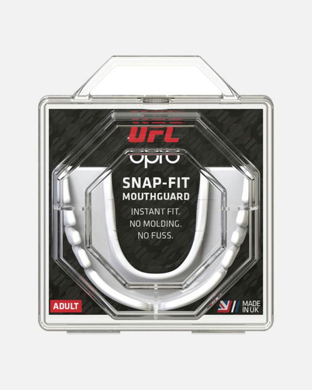 Protector bucal UFC Snap-Fit – Blanco