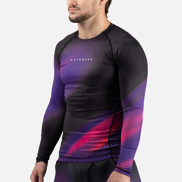 Hayabusa Rashguard Apex Nova Långärmad - Ultraviolett Lila