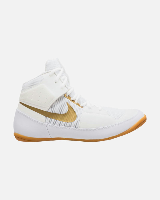 Chaussures de lutte Nike Fury – Blanc/Or