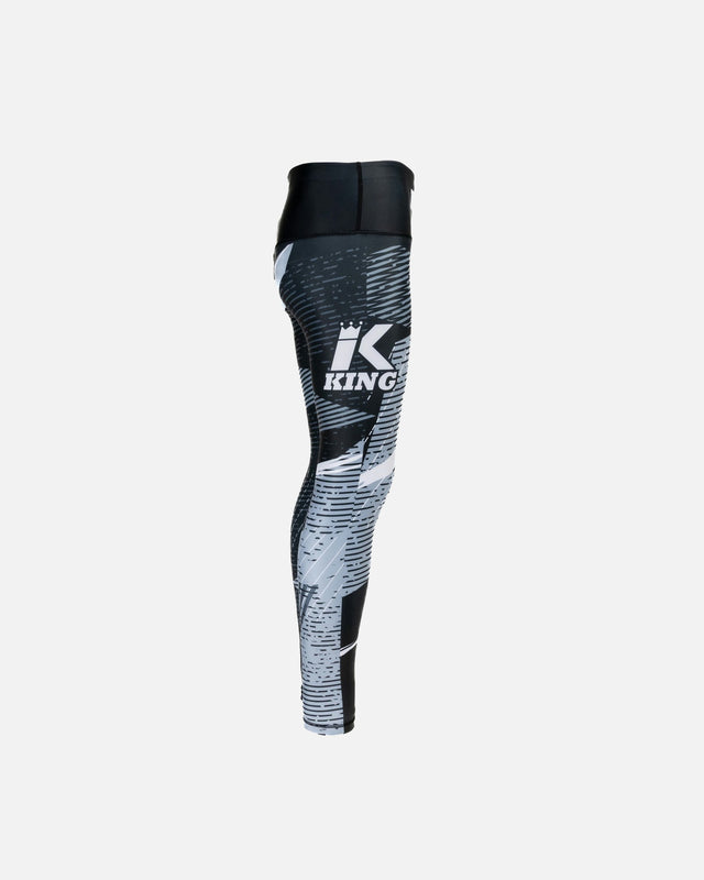 King Pro Boxing Compressie Shorts Shadow Dames - Zwart