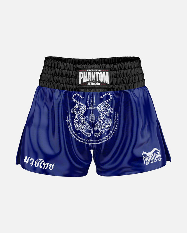 Phantom Athletics Muay-Thai-Shorts Sak Yant – Blau