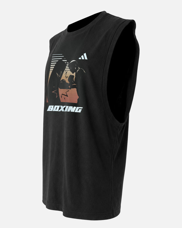 Adidas T-shirt Boxing Graphic Line SL - Svart
