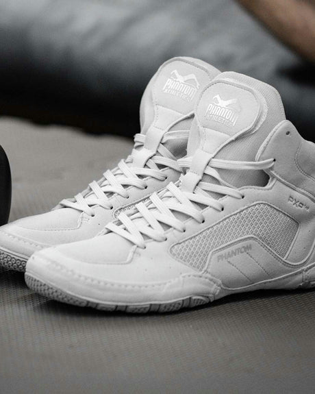 Phantom Athletics Buty zapaśnicze Tactic Dziecięce – Białe
