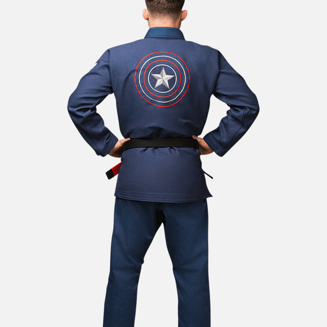 Kimono BJJ Marvel Captain America – Niebieskie