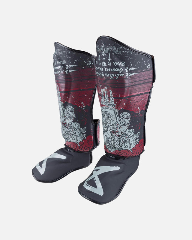 Paratibie 8 WEAPONS Hanuman Yant – Nero/Rosso