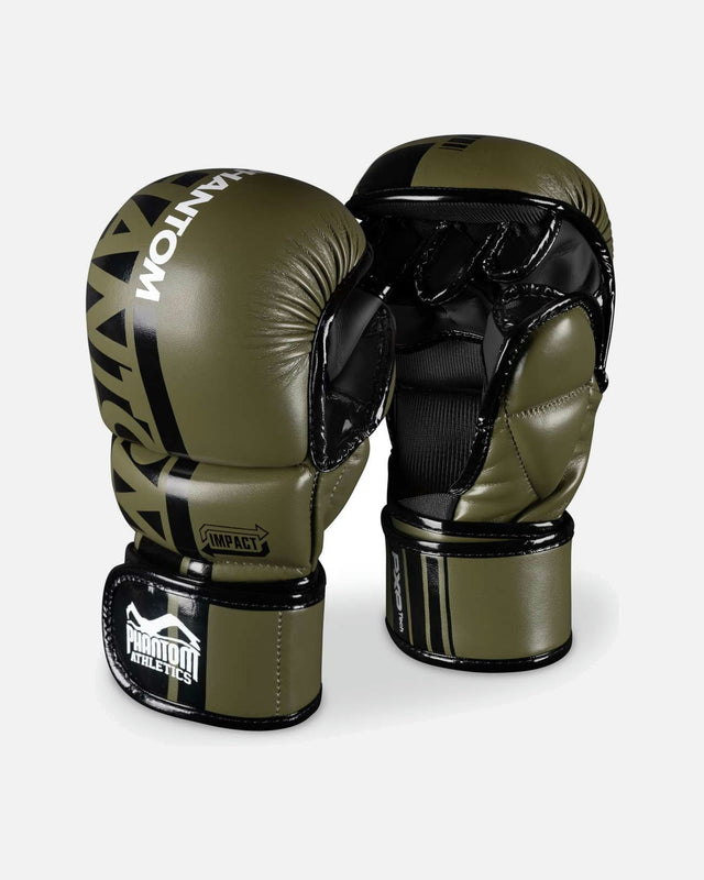 MMA rukavice Phantom Athletics APEX – Černá/Šedá