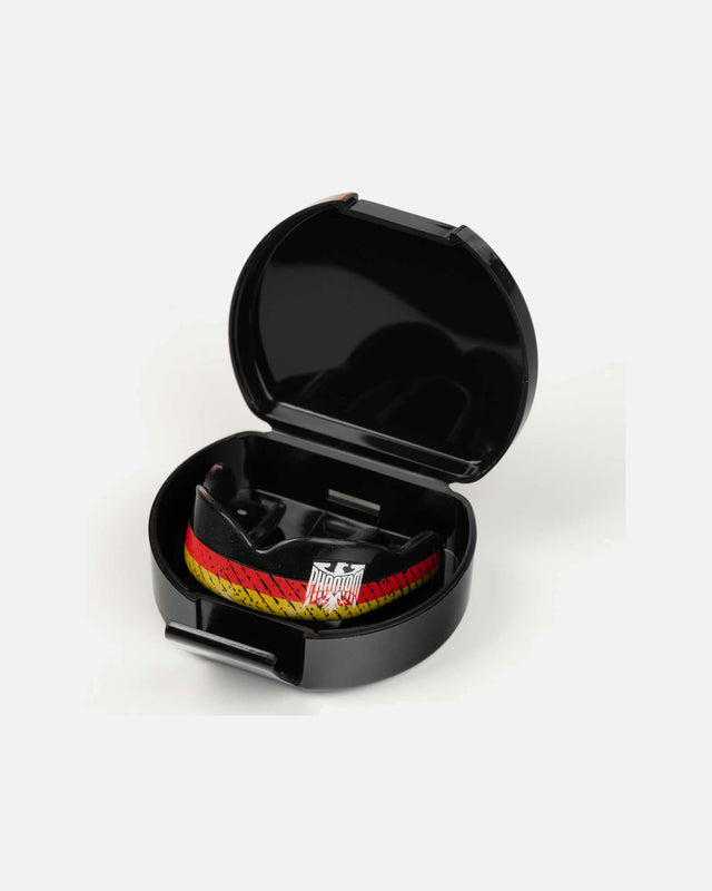 Ochraniacze na zęby Phantom Athletics Bitje Elite German Flag – Czarne/Czerwone/Złote