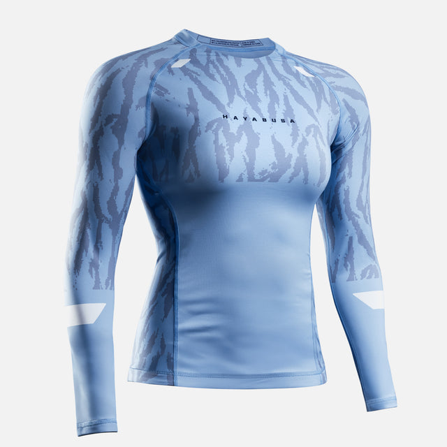 Hayabusa Rashguard Apex Vantage Långa ärmar Dam – Blå