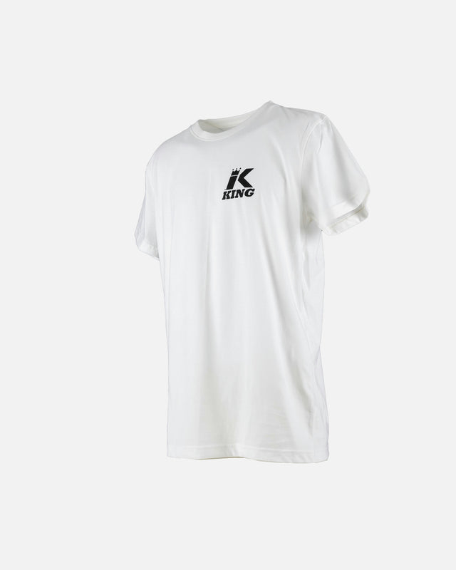 King Pro Boxing T-shirt QR – Vit