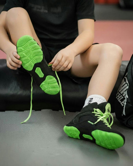 Phantom Athletics Buty zapaśnicze Tactic Dziecięce – Neon Zielone
