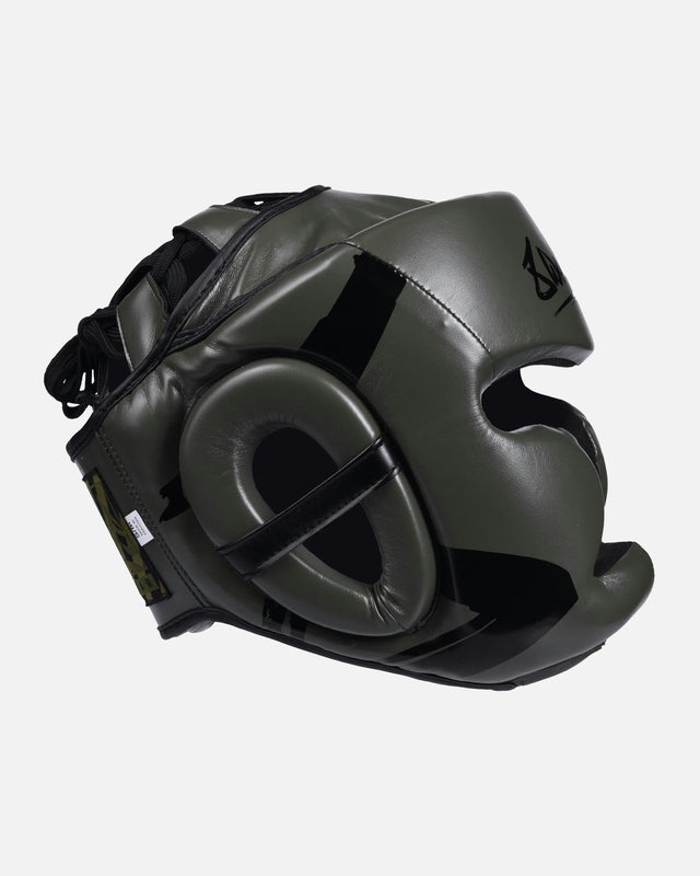 Cască de box 8 WEAPONS Unlimited – Oliv/Negru