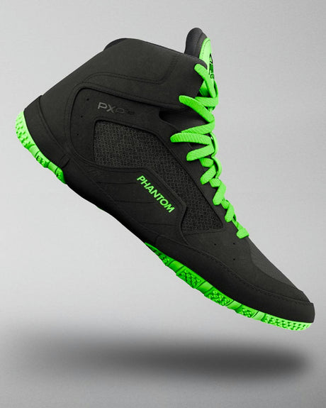 Phantom Athletics Buty zapaśnicze Tactic Dziecięce – Neon Zielone