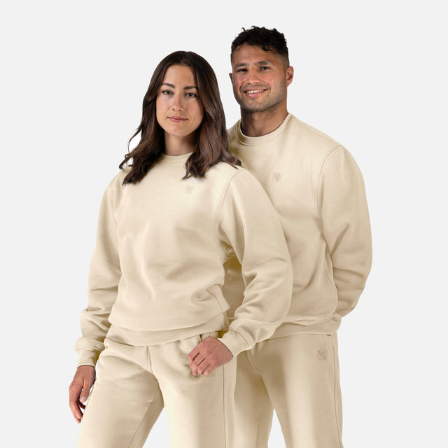 Hayabusa Hoodie Essential Crewneck – Beige