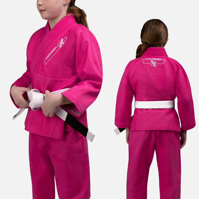 Kimono de BJJ Hayabusa Essential Enfant – Rose
