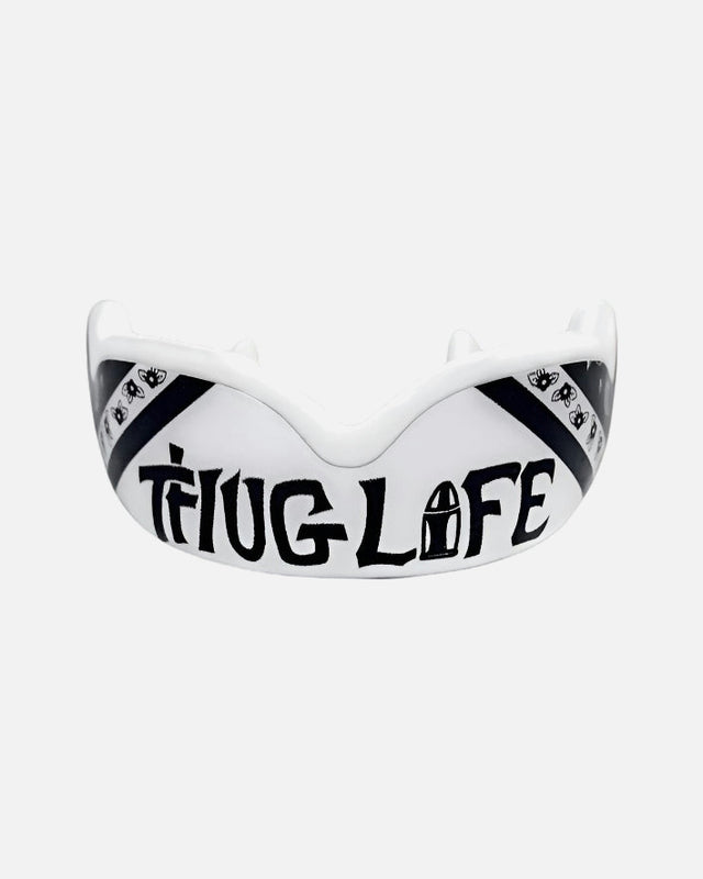 Protector bucal Damage Control Extreme Impact Series Thug Life – Negro/Blanco