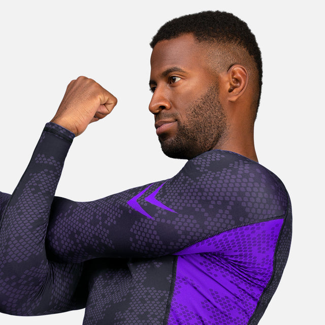 Rashguard Hayabusa Ranked Mâneci Lungi – Violet