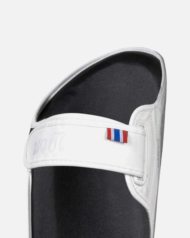 Espinilleras Phantom Athletics Muay Thai – Blanco Frost