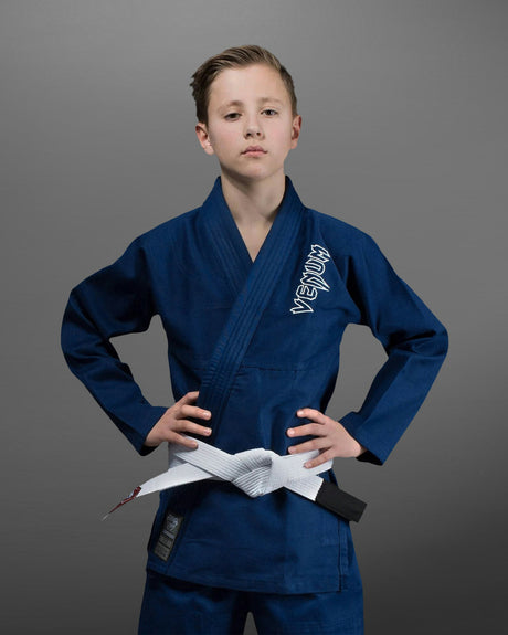 Kimono de BJJ Venum Contender – Azul marino para niños