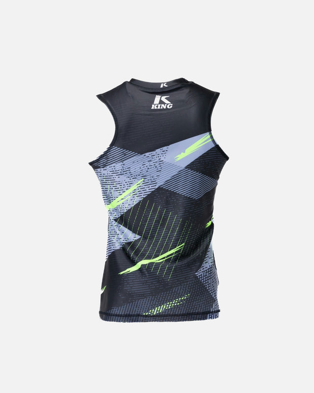King Pro Boxing Rashguard Shadow 2 til kvinder - Sort