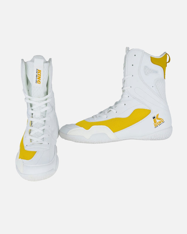 Boxerské boty King Pro Boxing Apex Pro – Bílé