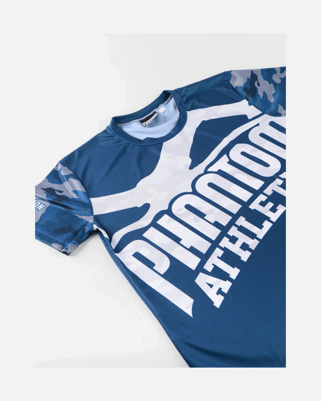 Phantom Athletics EVO Warfare Training T-shirt – Navy Blue Camo