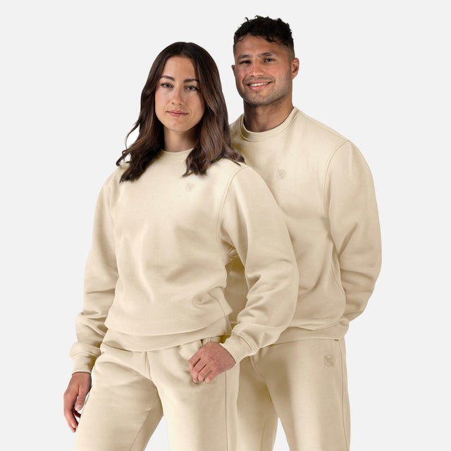Hayabusa Hoodie Essential Crewneck – Beige