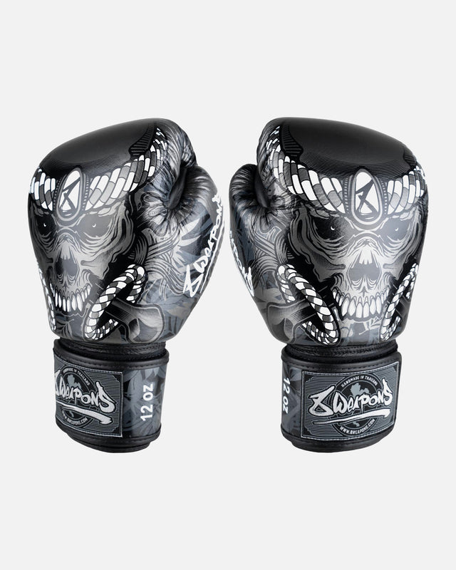 Luvas de boxe 8 WEAPONS Bone Island – Preto
