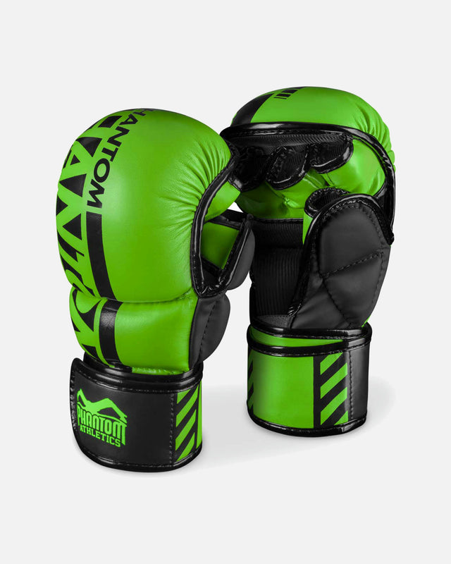MMA rukavice Phantom Athletics APEX – Neon Zelené