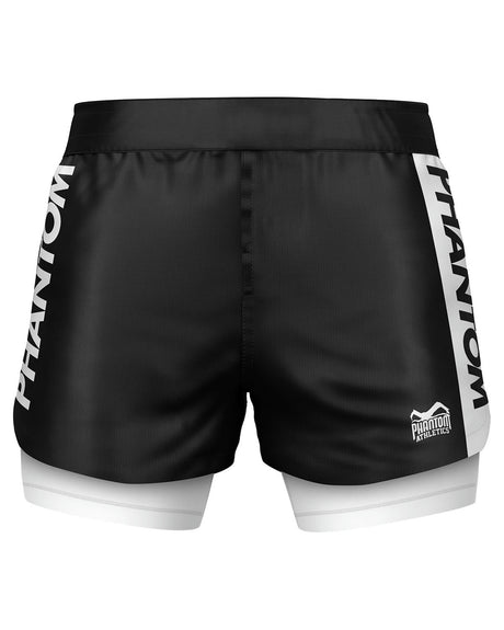 Phantom Athletics Compressie Shorts Fusion-R 2in1 Ranked - Blauw