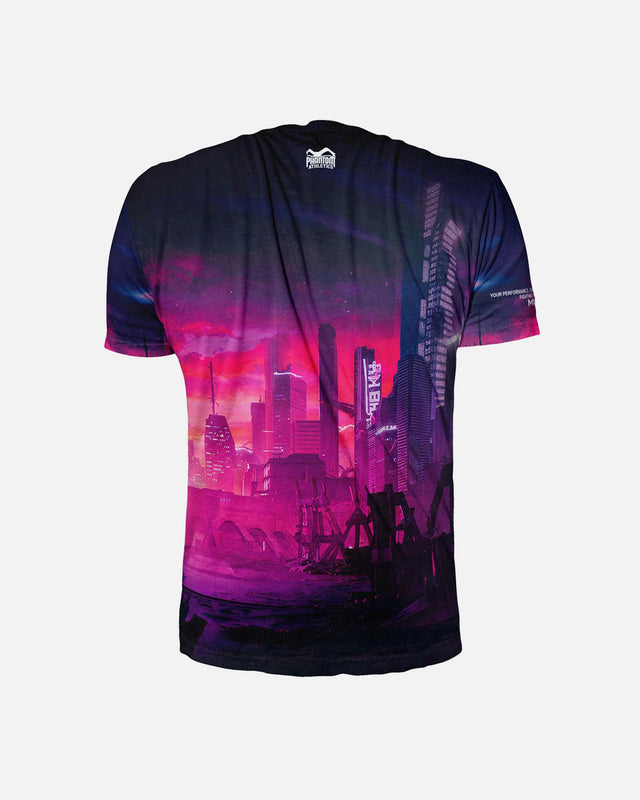 Phantom Athletics Triko EVO Cyber-X – Fialová/Modrá