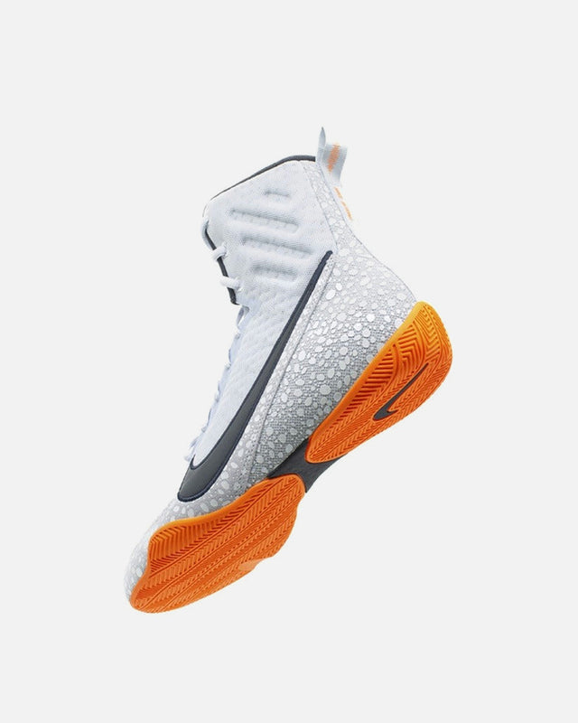 Botas de boxe Nike Machomai 3 SE – Prateado/Laranja