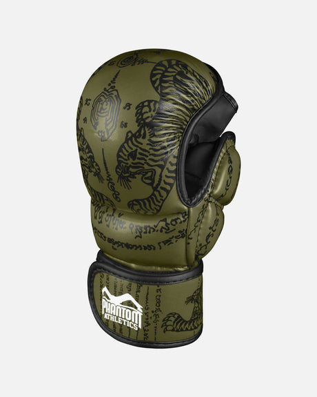 Phantom Athletics MMA Handschoenen Sparring Muay Thai - Legergroen