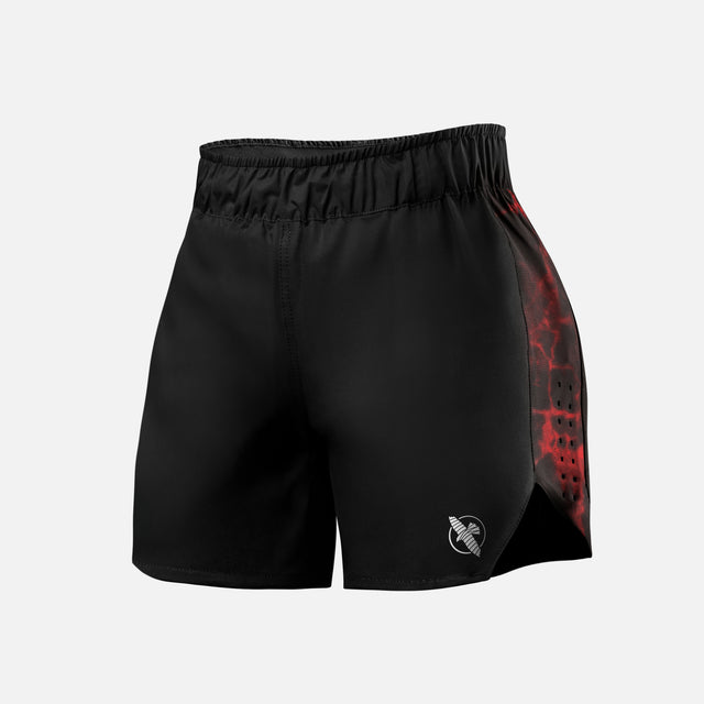 Pantaloncini BJJ Hayabusa x UFC da donna – Nero/Rosso