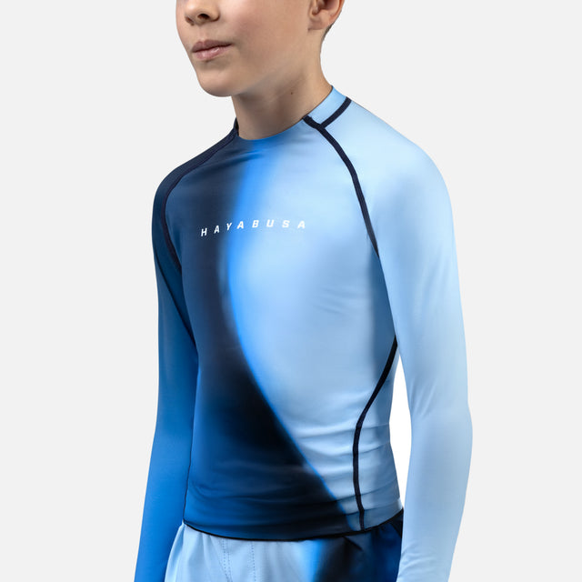Rashguard Hayabusa Apex Nova Długie Rękawy Dziecięce – Niebieski