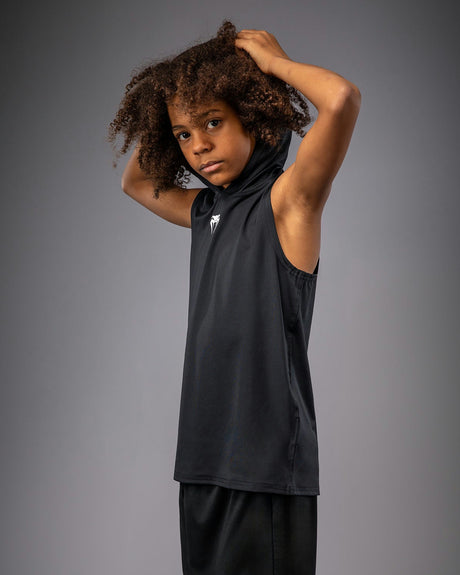 Sudadera sin mangas Venum Elite Niños - Negro