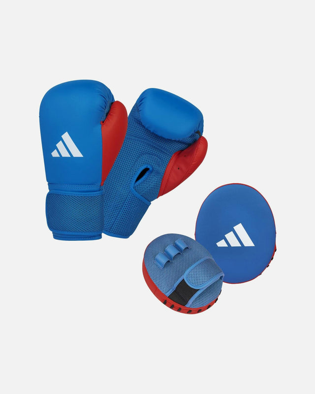 Adidas Bokshandschoenen Kit 2 Kinderen - Blauw/Rood